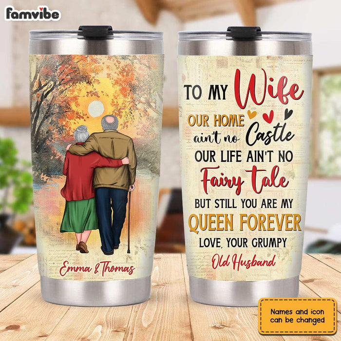Personalized To My Wife Steel Tumbler JL119 30O31 1