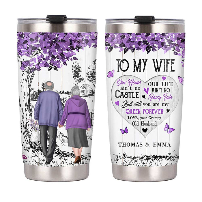 Personalized To My Wife Steel Tumbler JL118 30O31 1