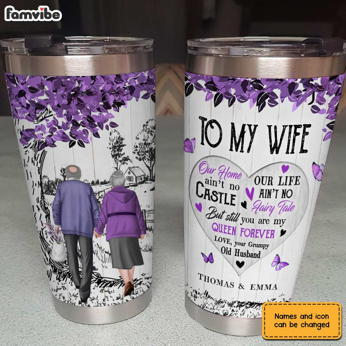 Personalized To My Wife Steel Tumbler JL118 30O31 1