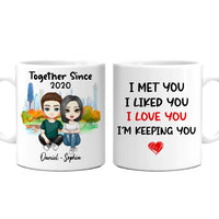 Personalized Couple Cute Mug JL143 30O53 thumb 1