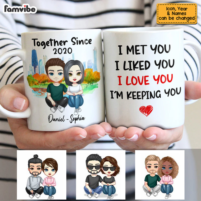 Personalized Couple Cute Mug JL143 30O53 1