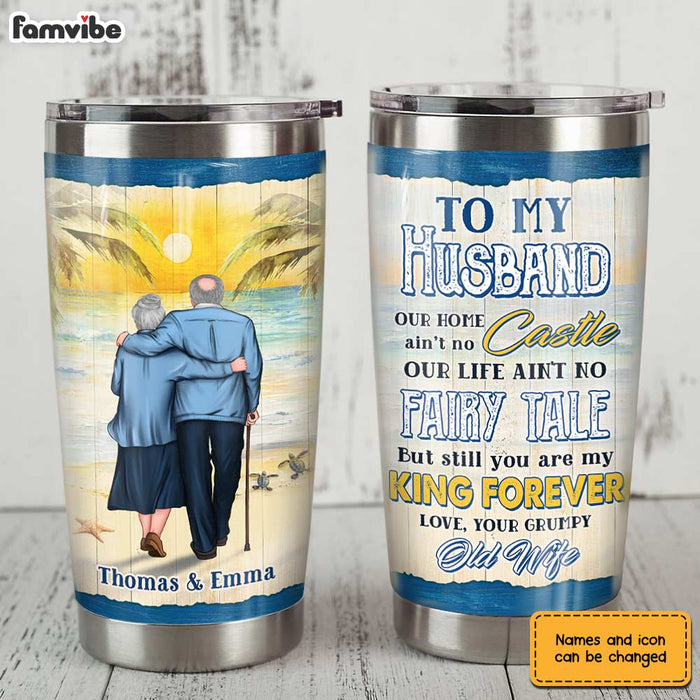 Personalized To My Husband Sea Steel Tumbler JL124 30O31 1