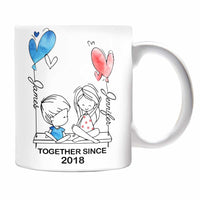 Personalized Couple Anniversary Mug JL132 85O34 thumb 1