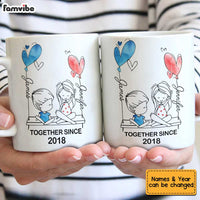Personalized Couple Anniversary Mug JL132 85O34 thumb 1