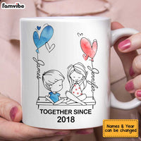 Personalized Couple Anniversary Mug JL132 85O34 thumb 1