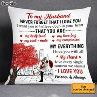 Personalized To My Husband Pillow JL133 85O34 thumb 1
