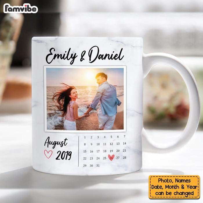 Personalized Couple Anniversary Photo Mug JL144 85O53 1