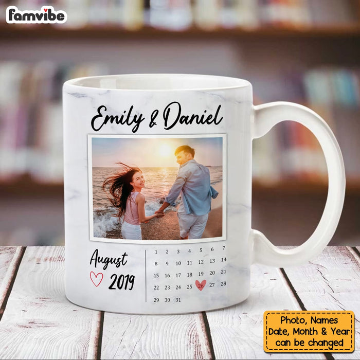 Personalized Couple Anniversary Photo Mug JL144 85O53 1