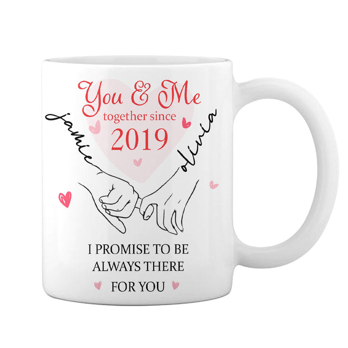 Personalized Couple You And Me Together Since Mug JL143 32O28 1