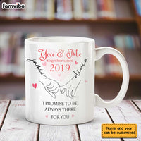 Personalized Couple You And Me Together Since Mug JL143 32O28 thumb 1