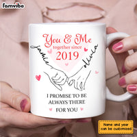 Personalized Couple You And Me Together Since Mug JL143 32O28 thumb 1