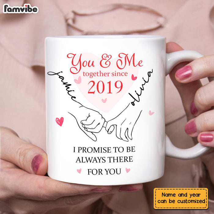 Personalized Couple You And Me Together Since Mug JL143 32O28 1