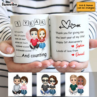 Personalized 1st Anniversary Mug JL141 32O53 thumb 1