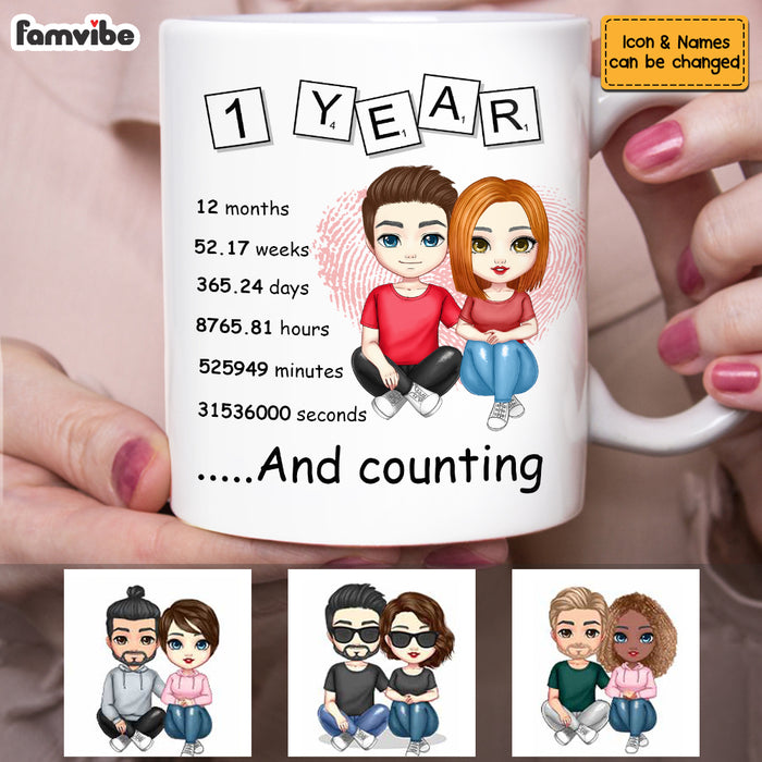 Personalized 1st Anniversary Mug JL141 32O53 1