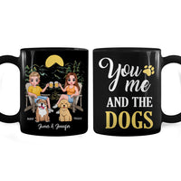Personalized Couple And Dog Mug JL144 30O28 thumb 1