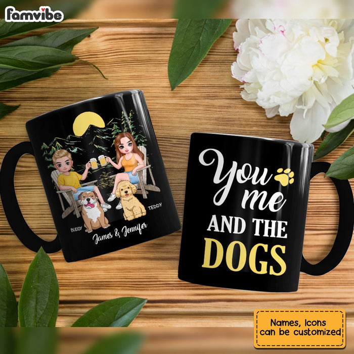 Personalized Couple And Dog Mug JL144 30O28 1