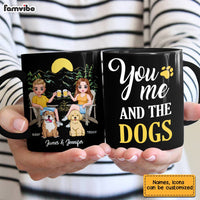 Personalized Couple And Dog Mug JL144 30O28 thumb 1