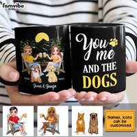 Personalized Couple And Dog Mug JL144 30O28 thumb 1