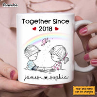 Personalized Couple Anniversary Mug JL152 85O47 thumb 1