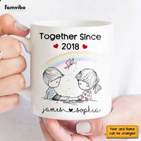 Personalized Couple Anniversary Mug JL152 85O47 thumb 1
