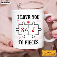 Personalized Husband I Love You To Pieces Mug JL154 32O53 thumb 1