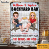 Personalized Family Backyard Bar Outdoor Metal Sign JL142 85O47 1