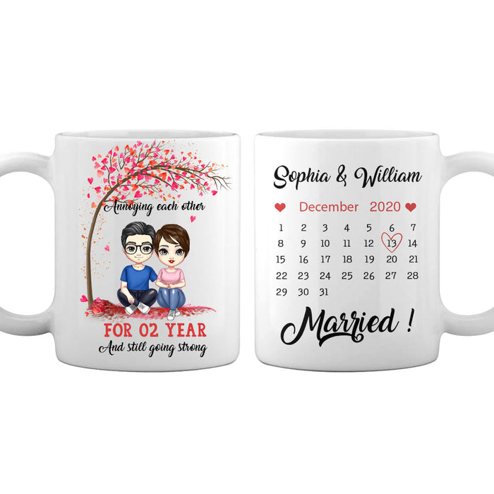Personalized Anniversary Calendar Mug JL147 30O28 1