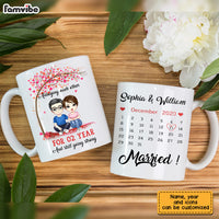 Personalized Anniversary Calendar Mug JL147 30O28 thumb 1