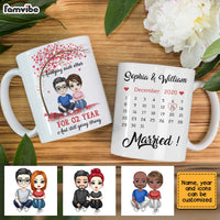 Personalized Anniversary Calendar Mug JL147 30O28 thumb 1