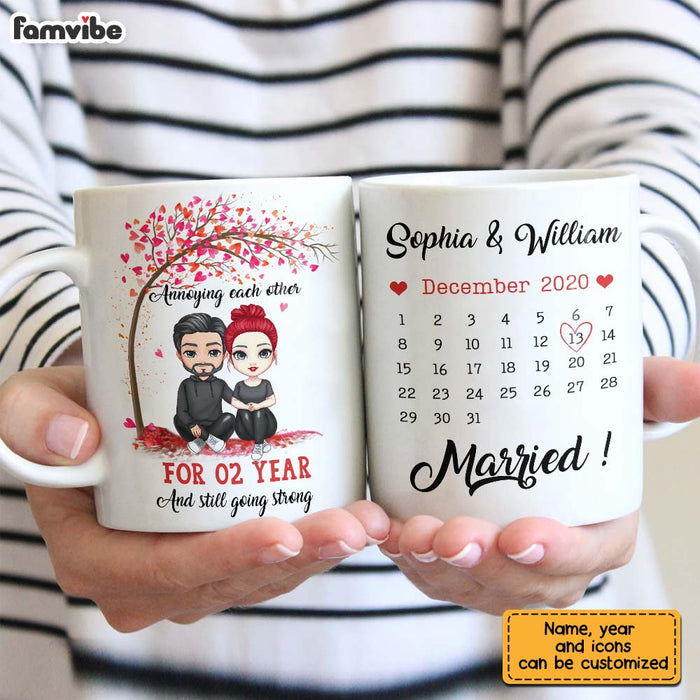 Personalized Anniversary Calendar Mug JL147 30O28 1