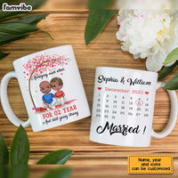 Personalized Anniversary Calendar Mug JL147 30O28 thumb 1