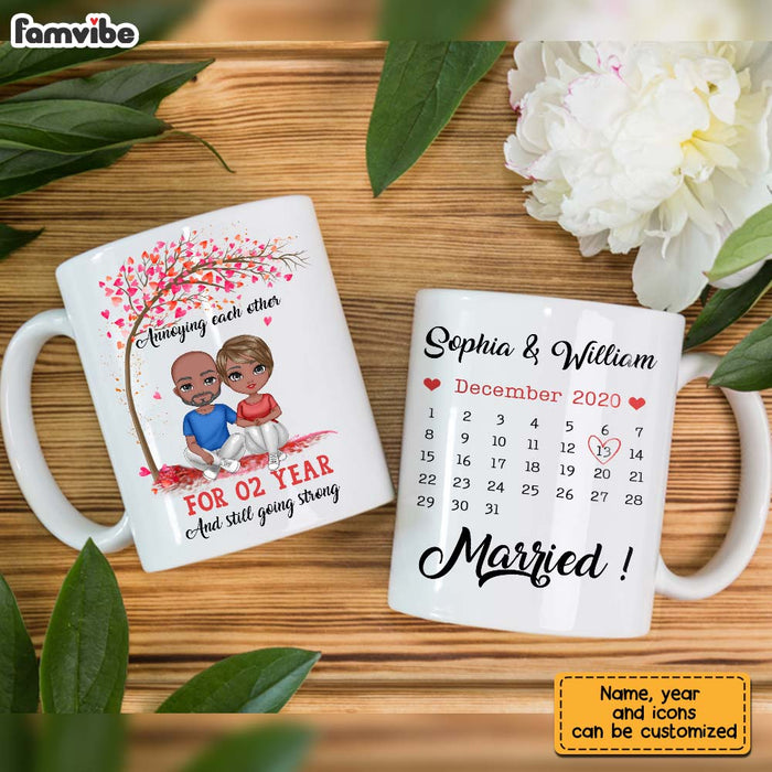Personalized Anniversary Calendar Mug JL147 30O28 1