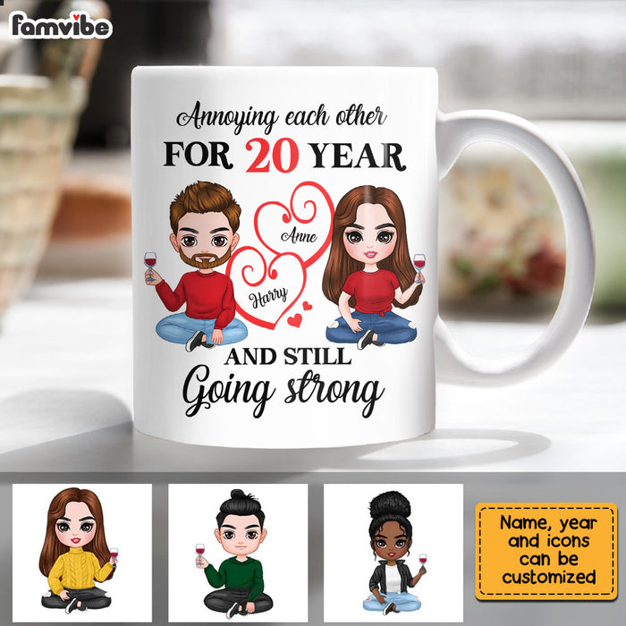 Personalized Couple Anniversary Mug JL152 32O28 1