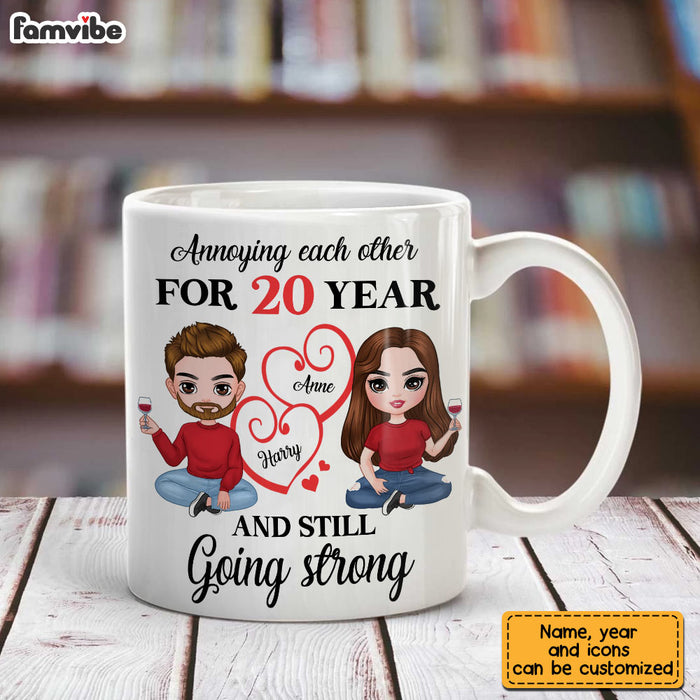 Personalized Couple Anniversary Mug JL152 32O28 1