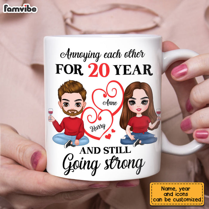 Personalized Couple Anniversary Mug JL152 32O28 1