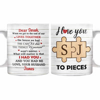 Personalized Wife I Love You To Pieces Mug JL185 32O34 thumb 1