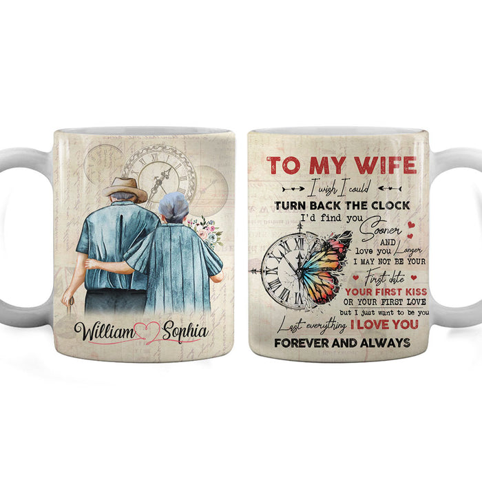 Personalized Wife Turn Back The Clock Mug JL163 32O28 1