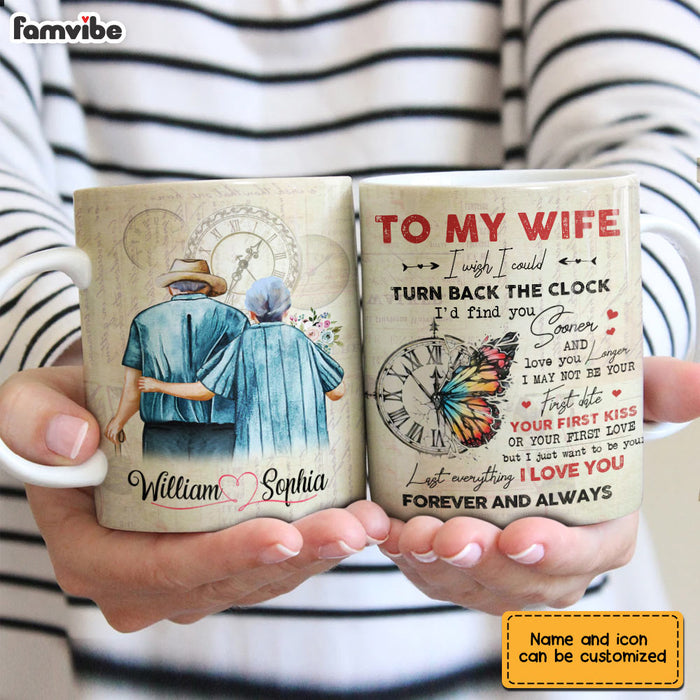 Personalized Wife Turn Back The Clock Mug JL163 32O28 1