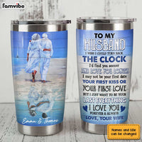 Personalized Husband Sea Steel Tumbler JL1310 30O31 thumb 1