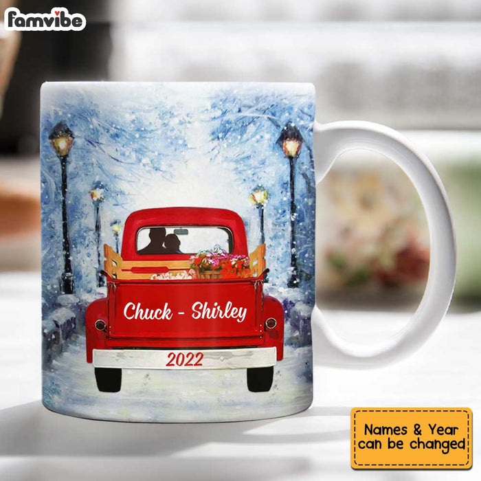 Personalized To My Husband Red Truck Mug JL155 32O34 1