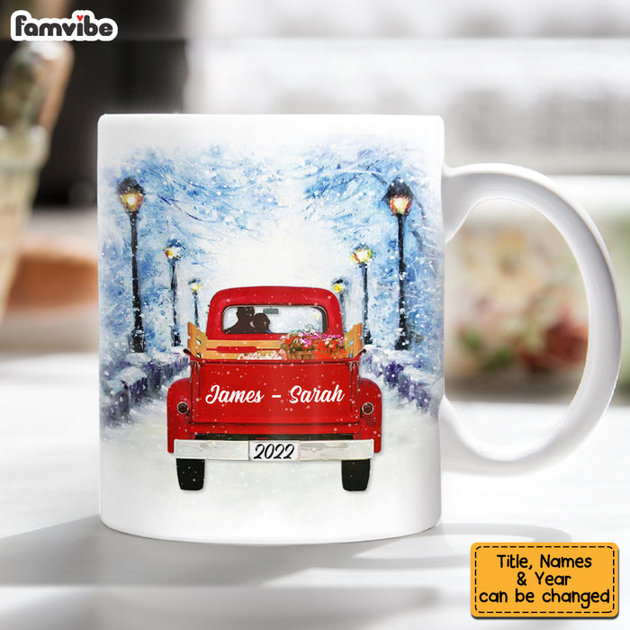 Personalized To My Wife Red Truck Mug JL153 32O53 1
