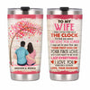 Personalized To My Wife Steel Tumbler JL1311 30O31 1