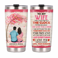 Personalized To My Wife Steel Tumbler JL1311 30O31 thumb 1