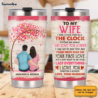 Personalized To My Wife Steel Tumbler JL1311 30O31 thumb 1