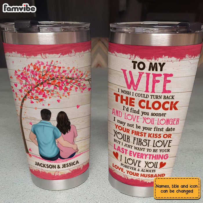 Personalized To My Wife Steel Tumbler JL1311 30O31 1