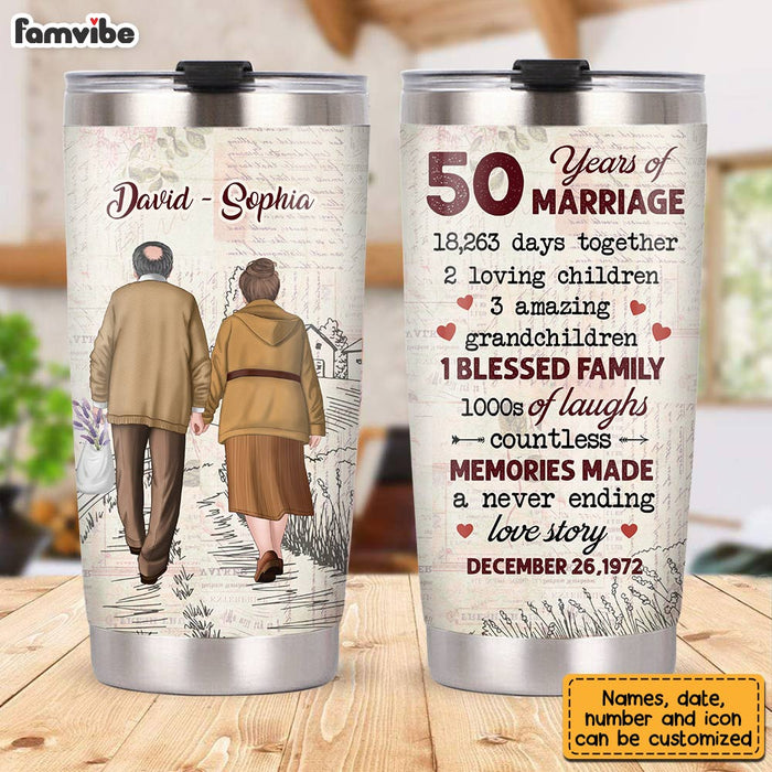 Personalized Anniversary Steel Tumbler JL151 32O28 1