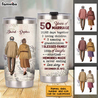 Personalized Anniversary Steel Tumbler JL151 32O28 thumb 1