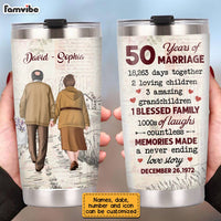 Personalized Anniversary Steel Tumbler JL151 32O28 thumb 1