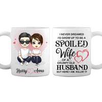 Personalized Spoiled Wife Mug JL151 30O28 thumb 1