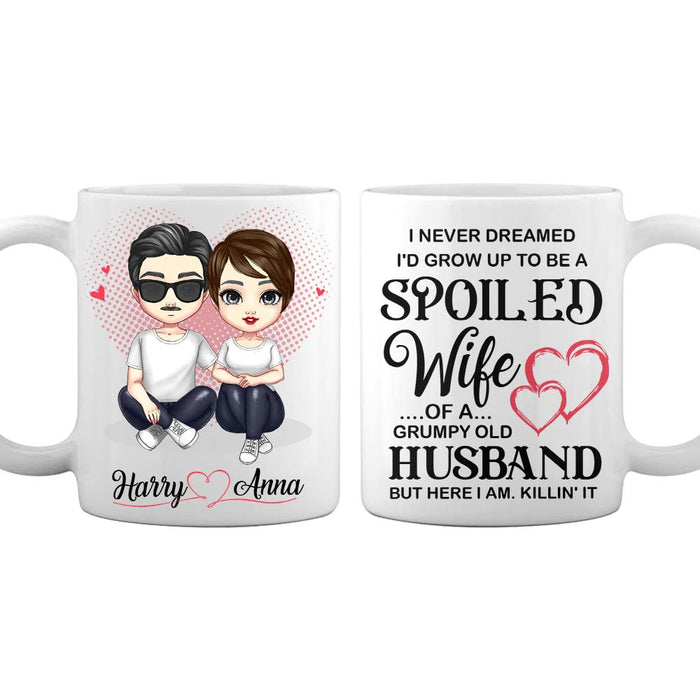 Personalized Spoiled Wife Mug JL151 30O28 1